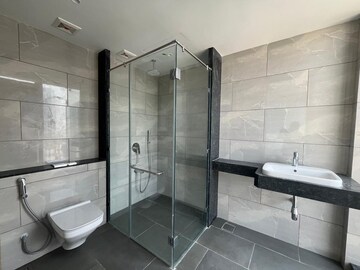 Bathroom in 4 BHK Apartment at Prabhadevi – for Rent