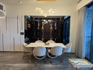 Dining area in 4 BHK Apartment at Worli – for Rent