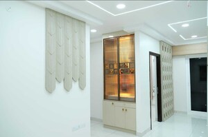 Building Lobby in 3 BHK Apartment at Aparna Sarovar Zicon, Nallagandla – for Rent