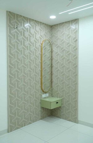 Bathroom in 3 BHK Apartment at Aparna Sarovar Zicon, Nallagandla – for Rent