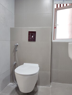 Bathroom in 3 BHK Apartment at Poulomi Avante, Kokapet – for Rent