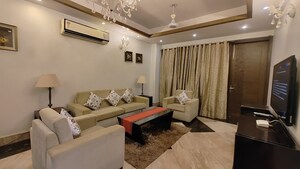 Living Room in 3 BHK Builder Floor at Chittaranjan Park – for Rent