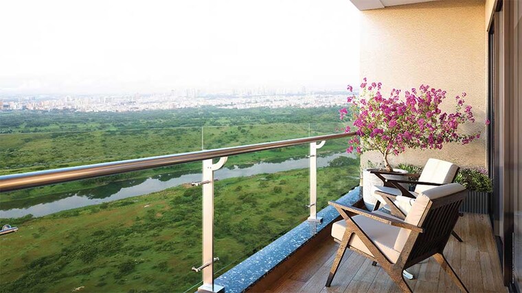 Balcony, kharadi 3 Bedroom 1492 Sq.Ft. Apartment In Kharadi Pune 9305529