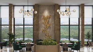 Living Room in 4 BHK Apartment at Kharadi – for Sale