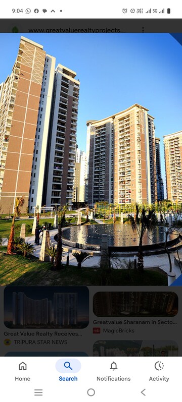 3 BHK Apartment – Exterior View View at Great Value Ekanam, Sector 107 - for Sale