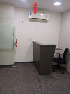 Bathroom in  Office Space at Rupa Solitaire, Kopar Khairane – for Rent