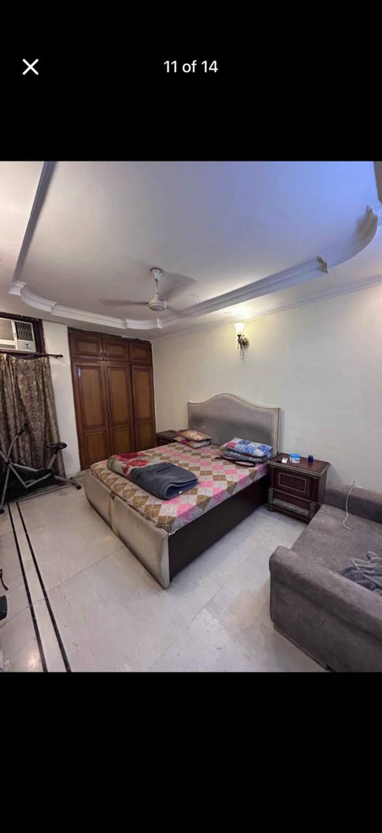 Bedroom, sarvodaya enclave 3 Bedroom 2000 Sq.Ft. Builder Floor In Sarvodaya Enclave Delhi 9305624