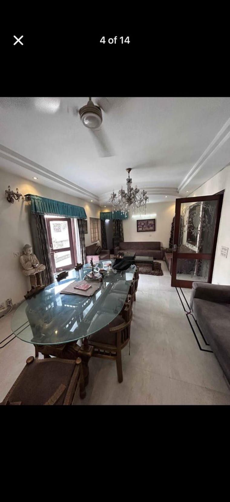 Living Room, sarvodaya enclave 3 Bedroom 2000 Sq.Ft. Builder Floor In Sarvodaya Enclave Delhi 9305624