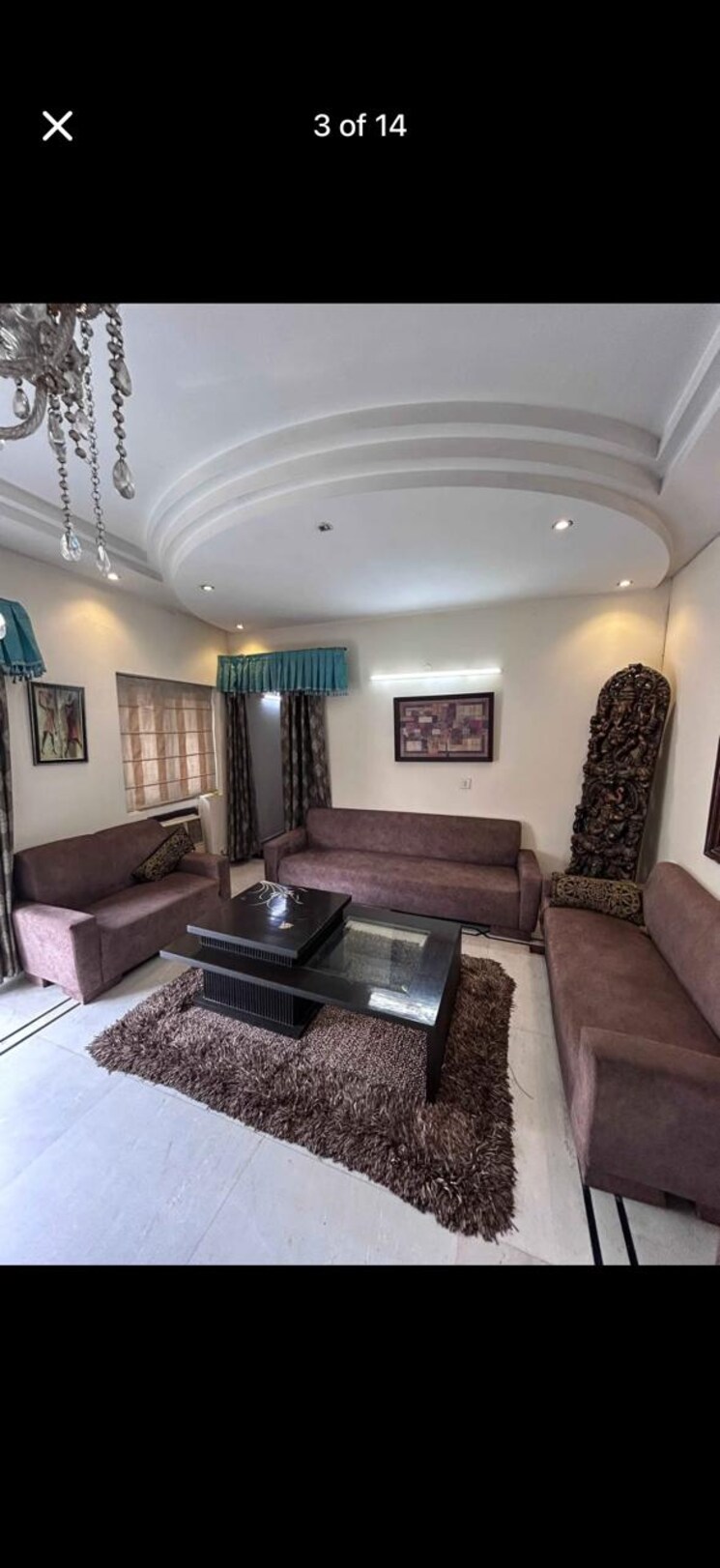 Living Room, sarvodaya enclave 3 Bedroom 2000 Sq.Ft. Builder Floor In Sarvodaya Enclave Delhi 9305624