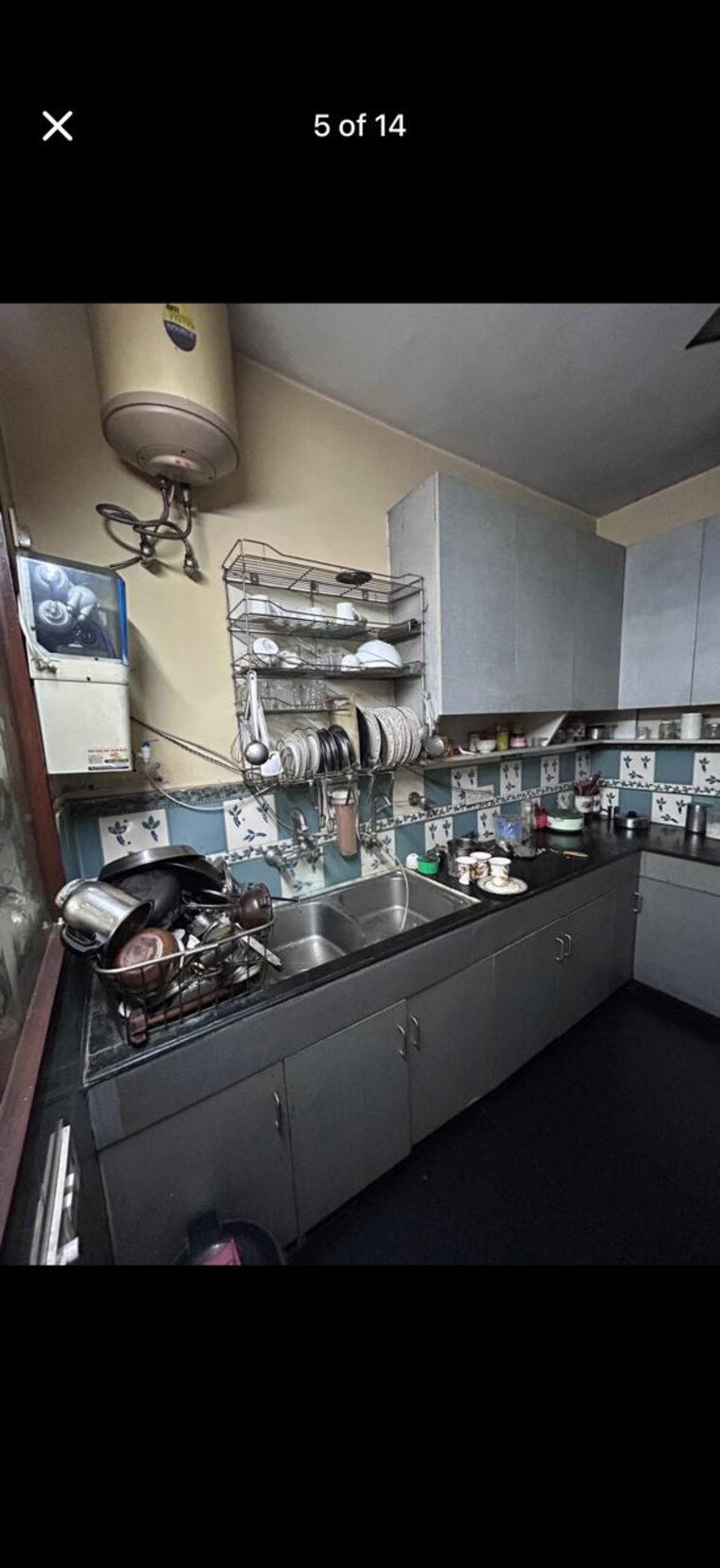 Kitchen, sarvodaya enclave 3 Bedroom 2000 Sq.Ft. Builder Floor In Sarvodaya Enclave Delhi 9305624