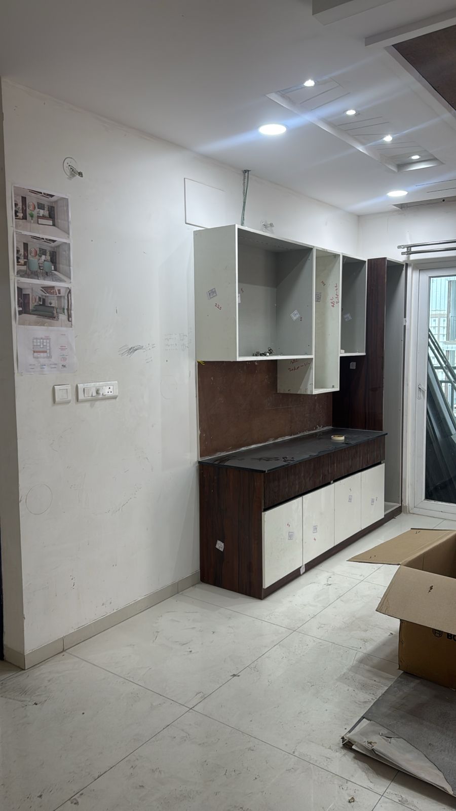 Kitchen, rajapushpa-provincia 3 Bedroom 2335 Sq.Ft. Apartment In Narsingi Hyderabad 9305639