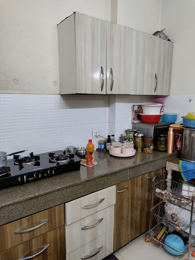 Kitchen, silver-city-heights 3 Bedroom 1600 Sq.Ft. Apartment In Ambala Highway Zirakpur 9305677