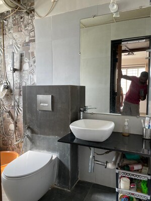 Attached Bathroom in 3 BHK Apartment at Bhusari Colony – for Rent