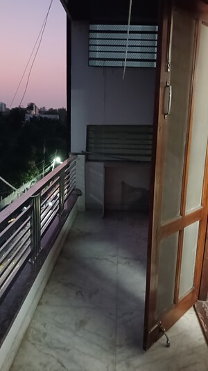 Balcony in 3 BHK Builder Floor at Sector 45 – for Rent