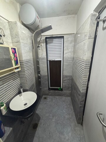 Bathroom in 1 BHK Apartment at Powai – for Rent