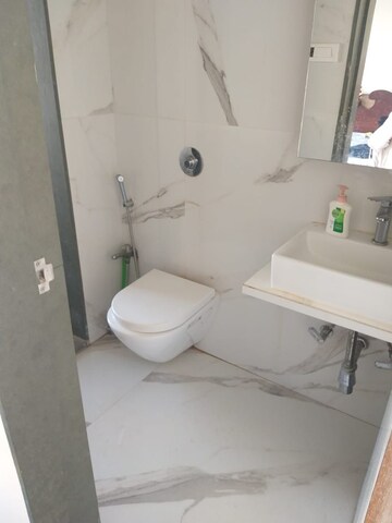 Bathroom in 2 BHK Apartment at Greenfields CHS, Andheri West – for Rent
