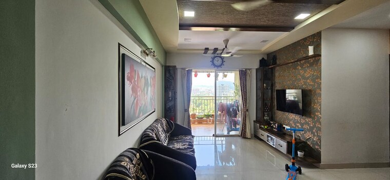 Living Room, dharmavat-sunder-sanskruti-phase-3 2 Bedroom 1300 Sq.Ft. Apartment In Nanded Pune 9305850