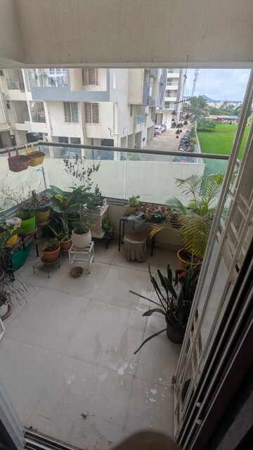 Balcony in 2 BHK Apartment at Sukhwani Skylines, Wakad – for Rent