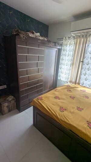 Bedroom in 2 BHK Apartment at Sukhwani Skylines, Wakad – for Rent