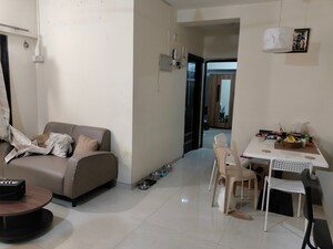 Living Room in 1.5 BHK Apartment at Uma Sparta, Ghodbunder Road – for Rent