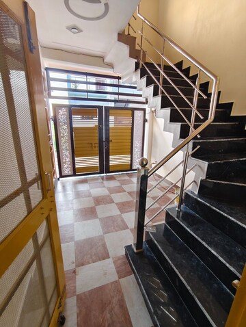 Staircase in 2 BHK Independent House at Jankipuram Extension – for Rent