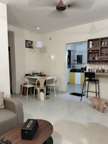 Living Room in 1.5 BHK Apartment at Uma Sparta, Ghodbunder Road – for Rent