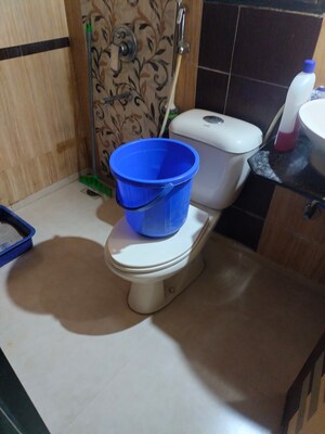 Bathroom in 1.5 BHK Apartment at Uma Sparta, Ghodbunder Road – for Rent