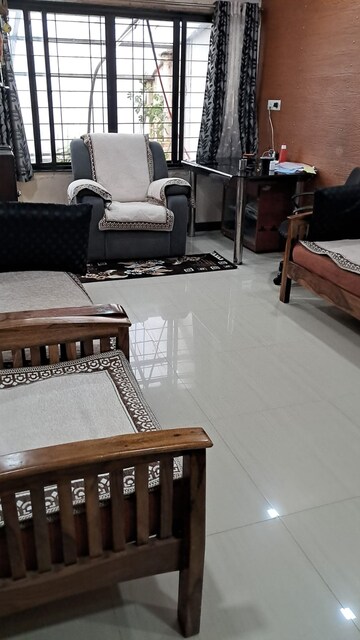 Living Room in 2.5 BHK Apartment at Srushthi Apartment, Kothrud – for Rent