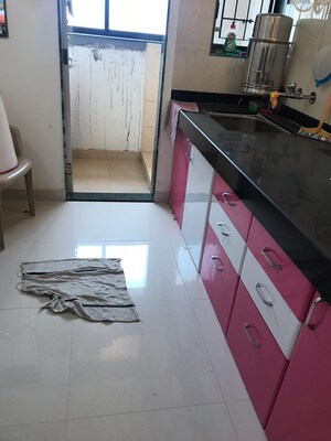 Kitchen in 1 BHK Apartment at DSK Meghmalhar Phase I, Sinhagad Road – for Sale