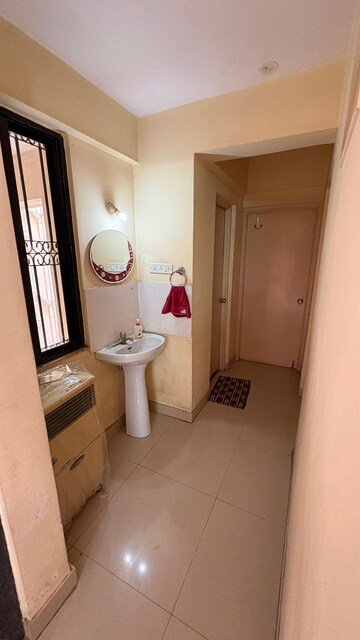 Bathroom in 2 BHK Apartment at Goel Ganga Constella, Kharadi – for Rent