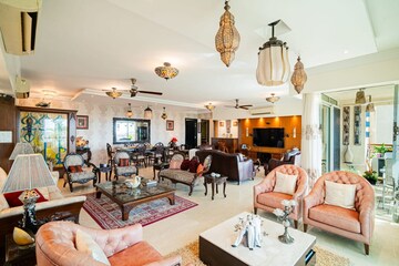 Living Room in 4 BHK Apartment at Hiranandani Gardens Somerset, Powai – for Sale
