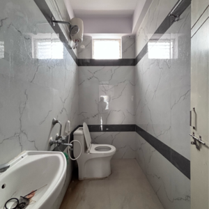 Bathroom in 1 BHK Apartment at MK Residency Kondapur, Sriram Nagar – for Rent