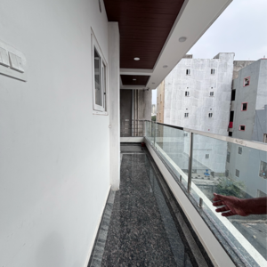 Balcony in 1 BHK Apartment at MK Residency Kondapur, Sriram Nagar – for Rent