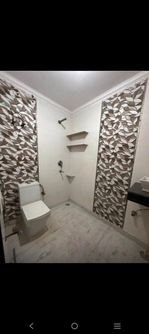 Bathroom in 1 BHK Builder Floor at Saket – for Rent