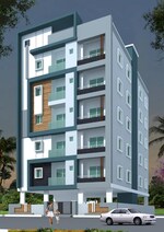 2 BHK + Pooja Room 1260 Sq.Ft. Apartment in 2 Bhk Flats At Gopalnagar