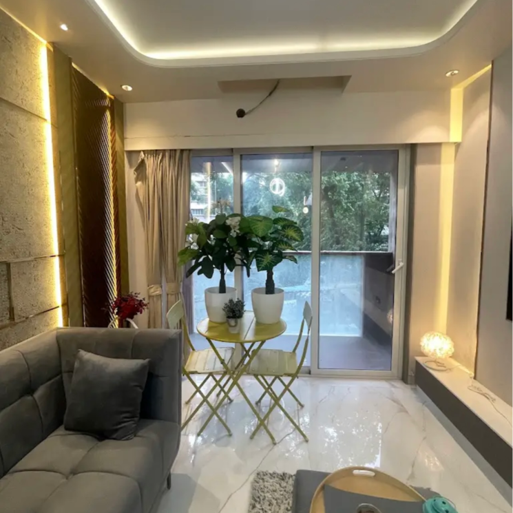 Living Room, ghatkopar-industrial-estate 2 Bedroom 608 Sq.Ft. Apartment In Amrut Nagar Mumbai 9306029