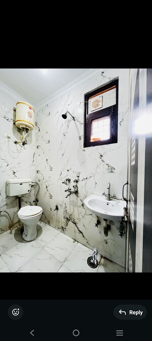 Bathroom in 1 RK Builder Floor at Saket – for Rent