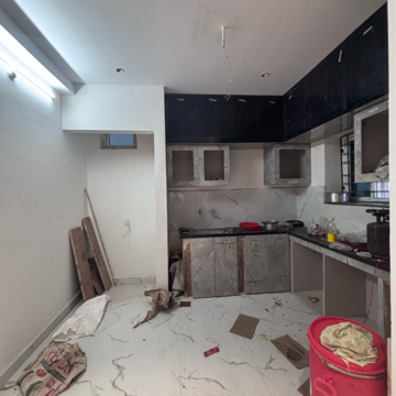 Kitchen in 3 BHK Apartment at SSV Residency Kondapur, Masjid Banda – for Rent