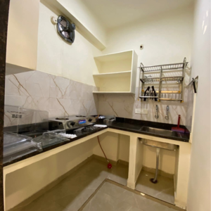 Kitchen in 1 BHK Apartment at Hari Priya Kondapur, Masjid Banda – for Rent