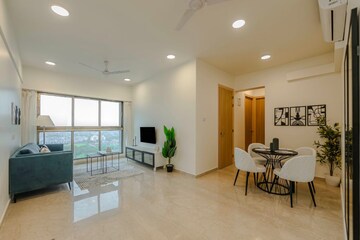 Living Room in 2 BHK Apartment at Raj Infinia, Malad West – for Sale
