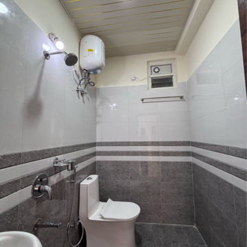 Bathroom in 1 BHK Apartment at Suja Enclave Kondapur, Sriram Nagar – for Rent