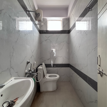 Bathroom in 1 BHK Apartment at Suja Enclave Kondapur, Sriram Nagar – for Rent