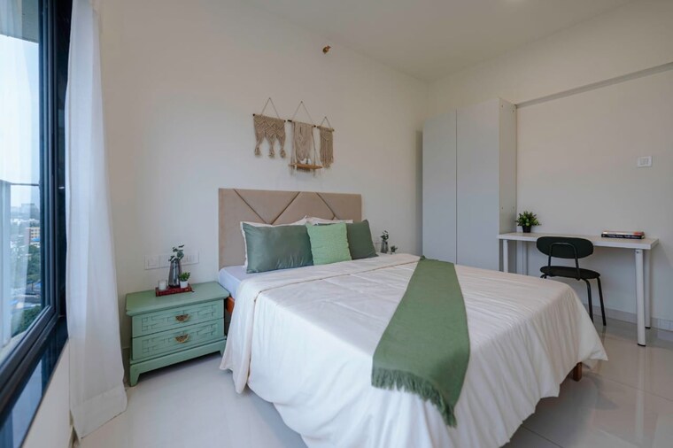 Bedroom, arkade-aspire 2 Bedroom 706 Sq.Ft. Apartment In Goregaon East Mumbai 9306175