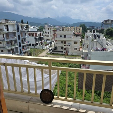 Balcony in 3 BHK Apartment at GTM The Capital, Aman Vihar – for Rent
