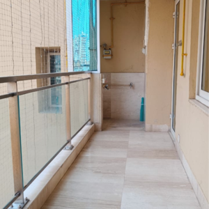 Balcony in 3.5 BHK Apartment at Ambience Tivertone, Sector 50 – for Rent