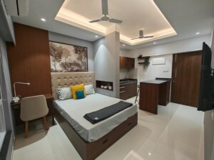 Master Bedroom in Studio Apartment at Gera World of Joy, Kharadi – for Sale