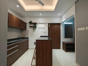 Kitchen in Studio Apartment at Gera World of Joy, Kharadi – for Sale