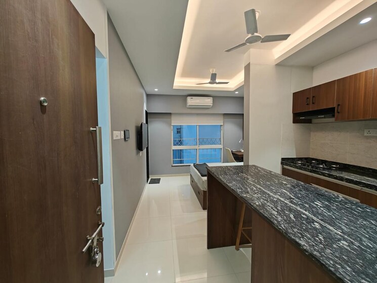 Kitchen, gera-world-of-joy Studio 300 Sq.Ft. Apartment In Kharadi Pune 9306197