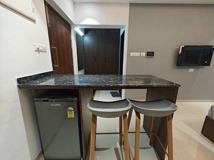 Kitchen, gera-world-of-joy Studio 300 Sq.Ft. Apartment In Kharadi Pune 9306197