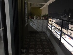Balcony in 2 BHK Apartment at Rahul Atul Nagar CHS, Warje – for Rent